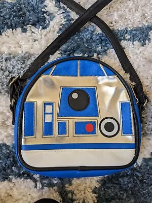 Disney Star Wars Loungefly R2-D2 Crossbody Bag Purse Droid R2D2 • $19.99