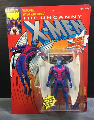 1991 Toy Biz X-Men Archangel Series 1 Action Figure MOC Unpunched Card W/ Damage • $26.10