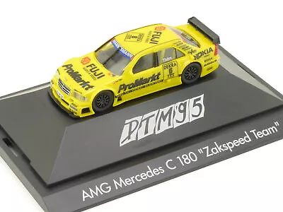 Herpa 036672 Mercedes-Benz AMG C 180 Zakspeed DTM 1995 New! Boxed 1605-16-70 • $9.92