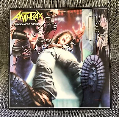 Anthrax Band Spreading The Disease 1985 Vinyl LP Megaforce 90480-1 • $49.95