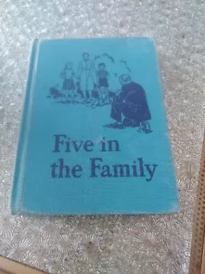 Vintage Reading Book “Five In The Family” 1948 Scott Foresman & Co As Is • $3