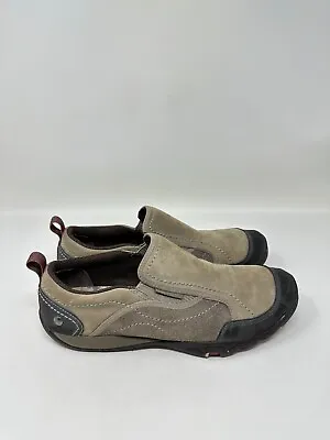 Merrell Womens Size 10 Brown Mimosa Moc Boulder Hiking Slip On Loafer Shoes • $35