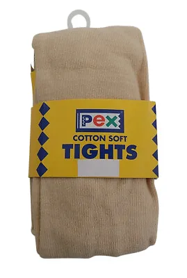 £6.99 • Buy Pex Cotton Soft Sunset One Pair Girl's Tights Colour Camel