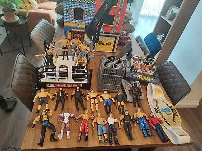 £39.99 • Buy WWE Wrestling Figures X 21/Ring/Props/Truck. Bundle . RRP£260.