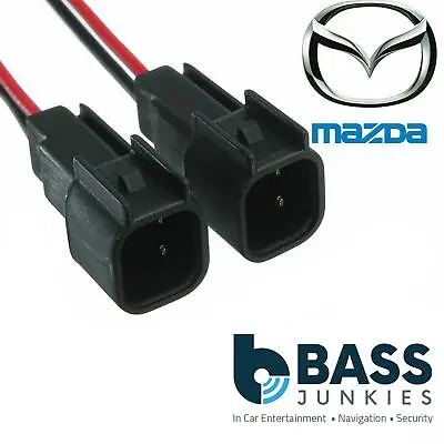 Mazda 6 2002 - 2019 Front Door Car Speaker Adaptor Plug Lead Wiring Connectors • £6.99