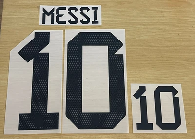 £13.99 • Buy 2022 Argentina World Cup Home Shirt Jersey Lionel Messi Name Block Printing