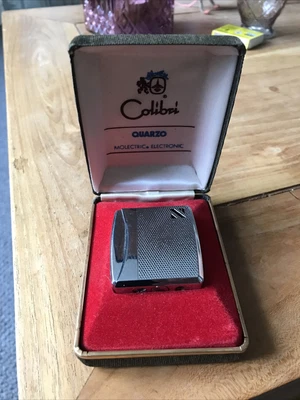 £7 • Buy Vintage Boxed Colibri Molectric Quarzo Electronic Lighter
