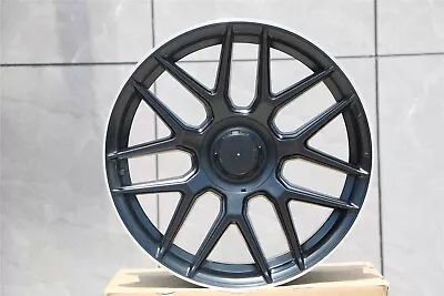 19X8.5 19x9.5 5X112 66.6 MATT BLACK Wheels Fits Mercedes E350 E450 E500 E63 S430 • $868