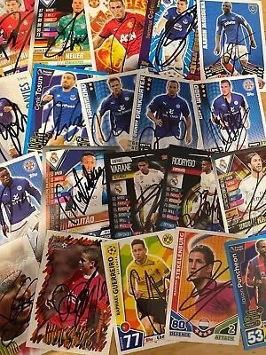Match Attax Shoot Out And Other All Signed Cards 4 • £3.99