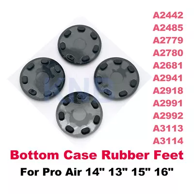 4pcs/set New Bottom Case Rubber Feet For Macbook Pro Air A2442 A2485 2021-2023 • $3.85