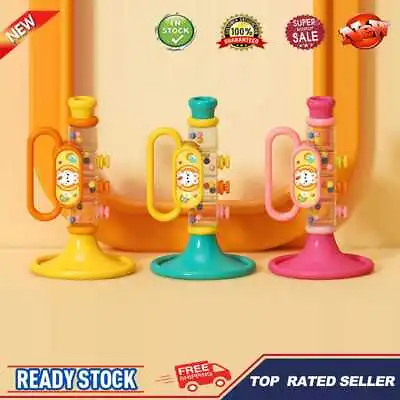 £4.79 • Buy Durable Cartoon Trumpet Creative Design Saxophone Clarinet Toy For Child Toddler