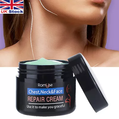 Face Neck Firming Cream Double Chin Remover Anti-Wrinkle Tightening Smoothing • £6.95