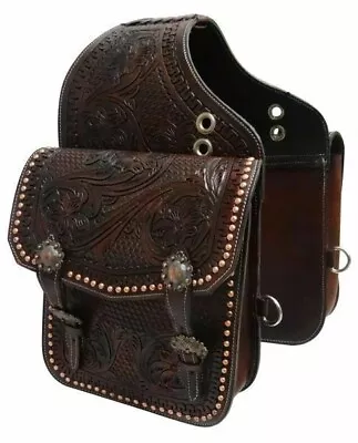 Premium Vintage Handmade Leather Western Horse Saddle Bag Premium Quality • $149