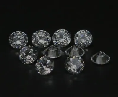 0.10Ct Parcel Of 10 Australian Natural White Diamond Loose Lot Colorless H Round • £79.95