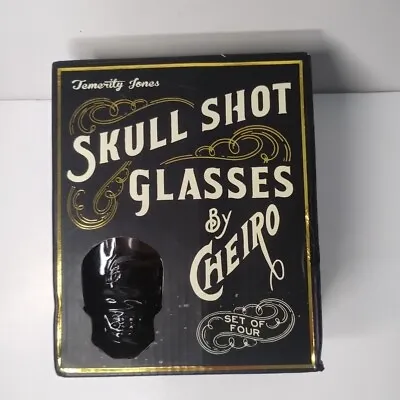 Temerity Jones Skull Shot Glasses By Cheiro - Set Of Four • £8