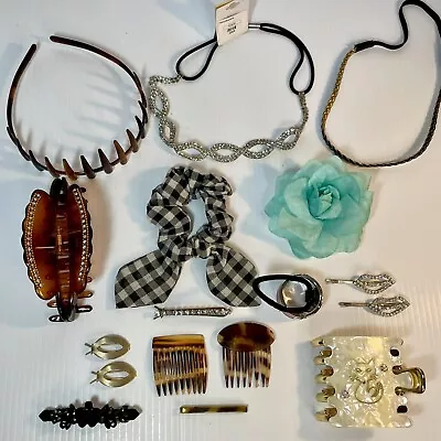 Lot Of Vintage To Now Hair Barrettes/ Clips/Headbands Assorted In Style • $19.95