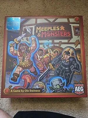 Meeples And Monsters Kickstarter Edition & 4 Towers Expansion & Solo Expansion  • $50