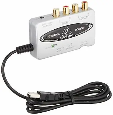BEHRINGER U-CONTROL UCA202 Audio Interface 2-input 2-output Digital Output New • $62.66
