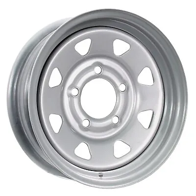 ECustomrim Trailer Rim Wheel 13X4.5 Silver Spoke 1730 Lb. 3.19 Center Bore 5 Lug • $47.97