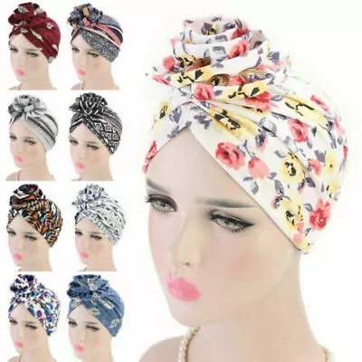 Women Muslim Head Ladies Wrap Hair Loss Turban Chemo Scarf Cancer Cap Hat Hijab • £3.70