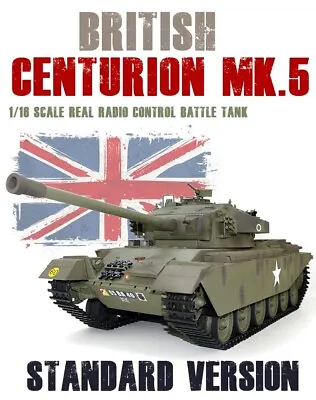 1/16 2.4G RC Remote Control Tongde Smoke & Sound British Centurion MK.5 Tank • $199.99