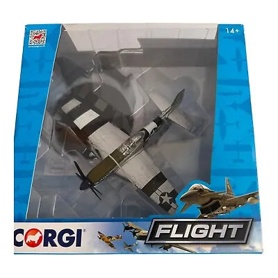 Corgi Flight North American Mustang P51 1/72 Scale Diecast Model With Stand OOS • $35