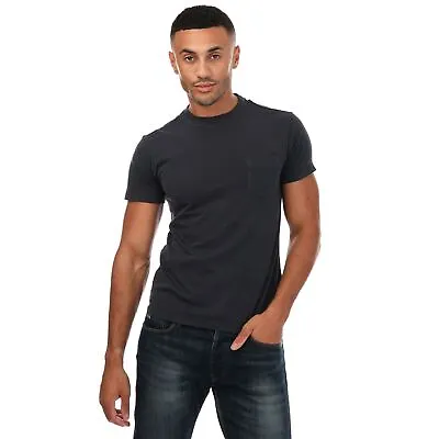 Men's Replay Pocket T-Shirt In Black • £31.99
