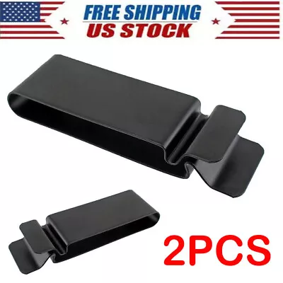 2xTactical Metal Clip For Gun Holster Sheath Belt Clips Clasp Spring Hook Buckle • $8.59