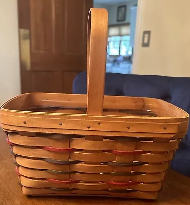 Longaberger 1995 Woven Traditions Spring Basket & Protector • $17.75