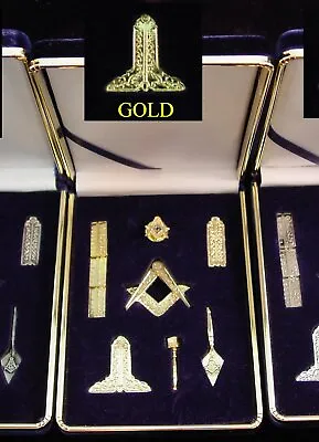 Masonic Mini Working Tools - GOLD PLATED! • $25