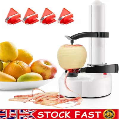 Electric Peeler Fruit Vegetable Potato Automatic Peeling Tool Machine Peeler UK • £19.99