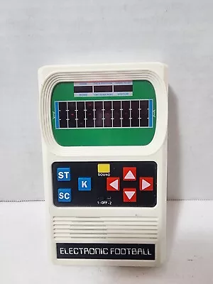 Electronic Football Handheld 1-2 Player Retro Mattel Game W/ Sound - Tested • $22.95