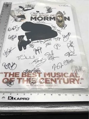 The Book Of Mormon Entertainment Memorabilia Collectible Signed Poster • $5.99