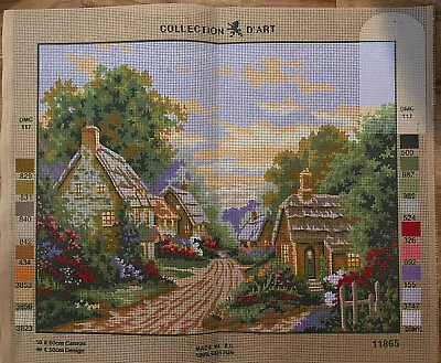 $30.99 • Buy Needlepoint Canvases  50x60 Collection D Art Cottages Only 19x24 Inch