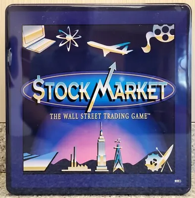 Stock Market Board Game Collectors Tin Wall Street Trading 2000 Herbko Unpunched • $18.69