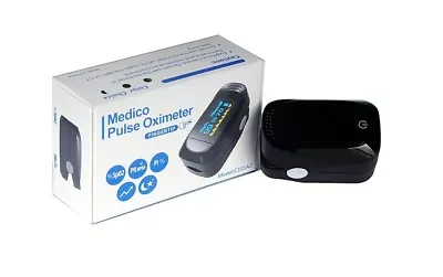 Medico Finger Pulse Oximeter Blood Oxygen Saturation Heart Rate Monitor AU • $22