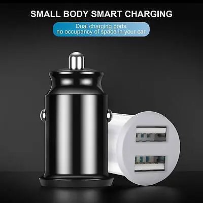 Dual USB Fast Car Charger Cigarette Lighter Socket Adapter SA For IPhone X7O5 • $5.20