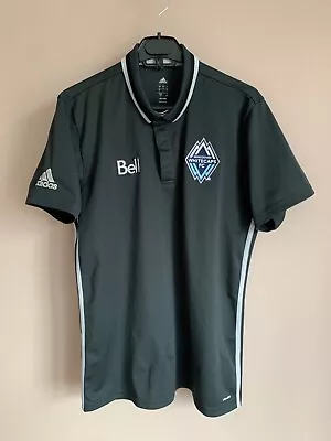 Vancouver Whitecaps Football Jersey Polo Soccer Shirt Adidas Size Large • $19.99