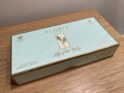 £17 • Buy Vintage Floris London Lily Of The Valley Luxury Soap 3 X 100g Bars Boxed