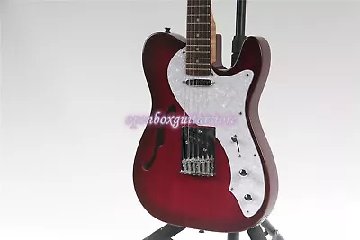 Purple TL Electric Guitar Rosewood Fretboard Semi Hollow Body ASH Body 6 String • $265