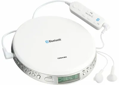 Toshiba Portable CD Player TY-P3 White With Speed Control Bluetooth New In Box • $116.98