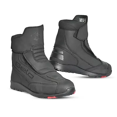 Motorcycle Riding CE Armored Microfiber Boots Motorbike Touring Shoes For Men • £74.99