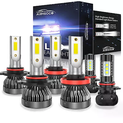 For 2010-2016 Cadillac SRX Sport Utility 4-Door LED Headlight + Fog Light Bulbs • $35.99