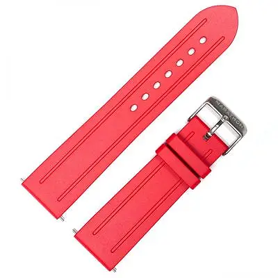 Red Dive Strap - Italy - Marathon Watch: New W/ 2 Spring Bars: 22mm - Vulcan • $101.66