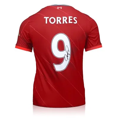 £206.99 • Buy Fernando Torres Signed Liverpool 2021-22 Football Shirt