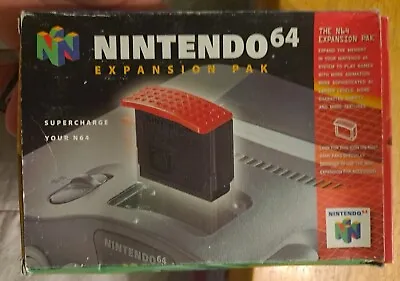 Nintendo 64 N64 - RAM Expansion Pak. Box Insert & Manual Only - No Accessories • $39.99