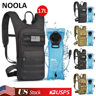 Tactical Hydration Backpack 3L Bladder Water Bag Hunting Climbing Hiking Outdoor • $29.99