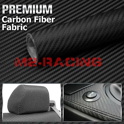 Carbon Fiber Fabric Cloth Marine Vinyl 54  Wide Plain Weave Upholstery Auto • $37.98