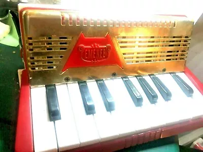 Rare-Golden Age-Emenee-Golden Piano Accordian-Plastic-Children's Toy (GB) • $34.50