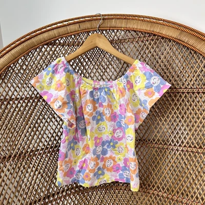 $5 • Buy Mini Mango Top Size 6 Girls Floral Flower Print 